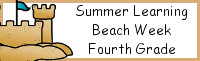 Summer Learning: Fourth Grade Beach Week