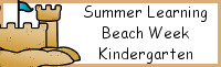 Summer Learning: Kindergarten Beach Week