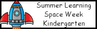 Summer Learning: Kindergarten Space Week