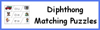 Diphthongs Matching Puzzles