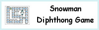 Snowman Diphthong Game