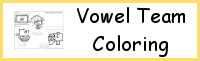 Vowel Team Coloring Pages