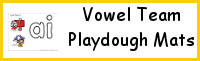 Vowel Team Playdough Mat