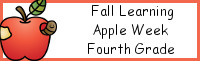 Fall Learning: Fourth Grade Apple Week