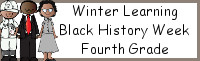 Winter Learning: Fourth Grade Black History Weekly Pack