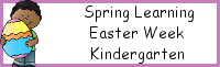 Spring Learning: Kindergarten Easter Week