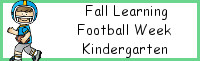 Fall Learning: Kindergarten Football Week