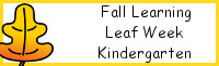 Fall Learning: Kindergarten Leaf Week