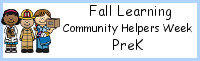 Fall Learning: Prek Community Weekly Pack