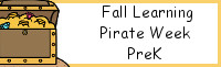 Fall Learning: PreK Pirate Week