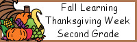 Fall Learning: Second Grade Thanksgiving Week