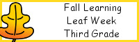 Fall Learning: Third Grade Leaf Week