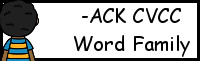 CVCC Word Family Printables: -ACK