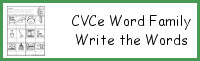 CVCe Word Family Write the Words