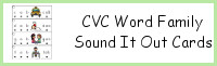 CVC Word Family Sound It Out