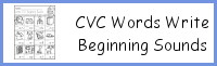 CVC Word Family Write the Beginning Sound