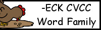 CVCC Word Family Printables: -ECK