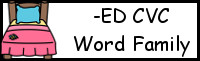 CVC Word Family Printables: -ED