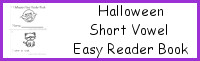 Halloween Short Vowel: Easy Reader Book