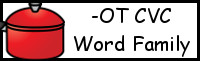 CVC Word Family Printables: -OT