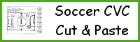 Soccer CVC Short Vowel Cut & Paste Printable