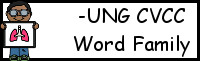 CVCC Word Family Printables: -UNG