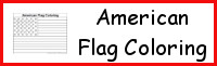 American Flag Tracing and Coloring