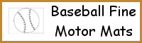 Baseball Fine Motor Mat