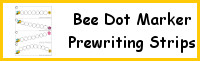 Bee Dot Marker Prewriting Printable