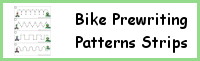 Bike Prewriting Pattern Strips Printable