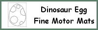 Dinosaur Egg Fine Motor Mat