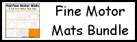 Fine Motor Mats For Learning Centers