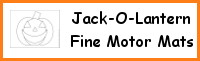 Jack-O-Lantern Fine Motor Mat