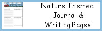 Nature Themed Journal & Writing Pages