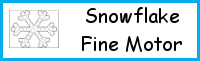 Snowflake Fine Motor Printables