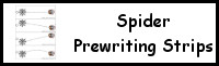 Spider Prewriting Tracing Strips