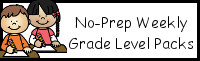 No-Prep Grade Level Weekly Packs