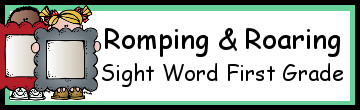 Romping & Roaring First Grade Sight Words Packs