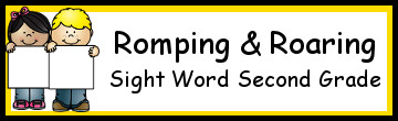 Romping & Roaring Second Grade Sight Word Packs