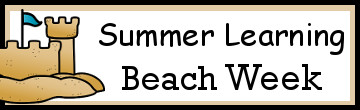 Beach No-Prep Weekly Packs for Prek to 4th Grade