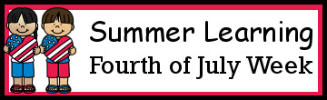 4th of July Weekly Packs – Prek to 4th Grade