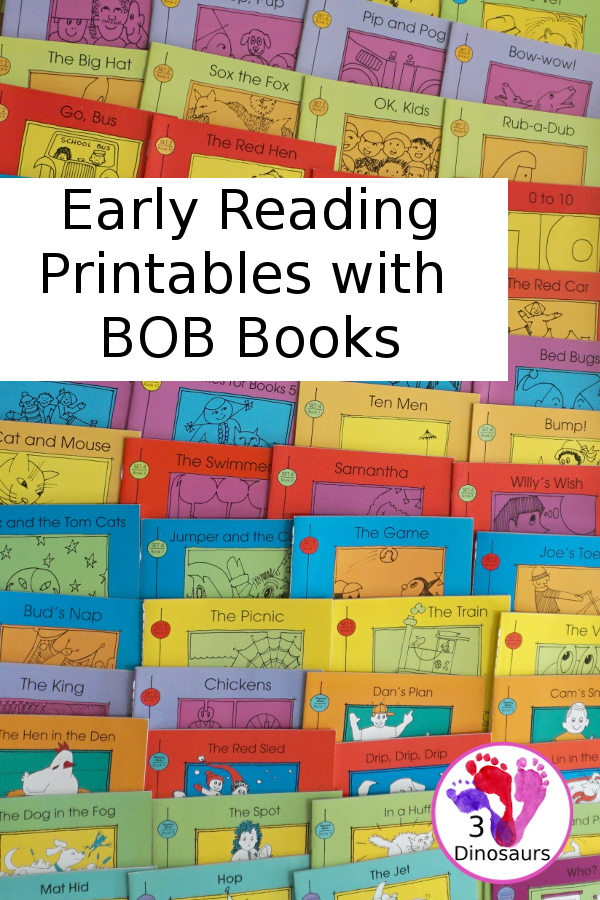 Free Early Reading Printables with BOB Books