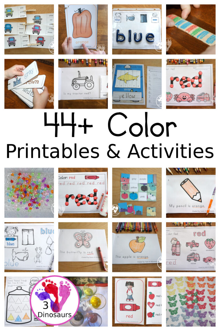 44+ Color Printables & Activities
