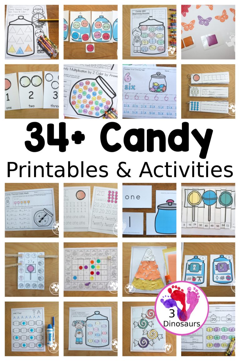 34+ Candy Printables & Activities