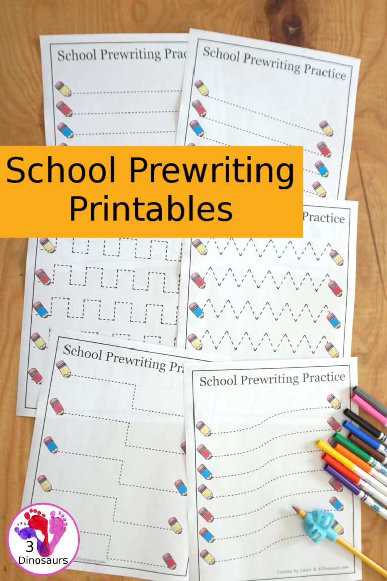 Free School Prewriting Printables