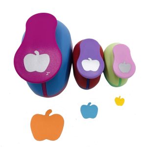 Apple Punches Set of 3PCS (2"+1"+5/8") 