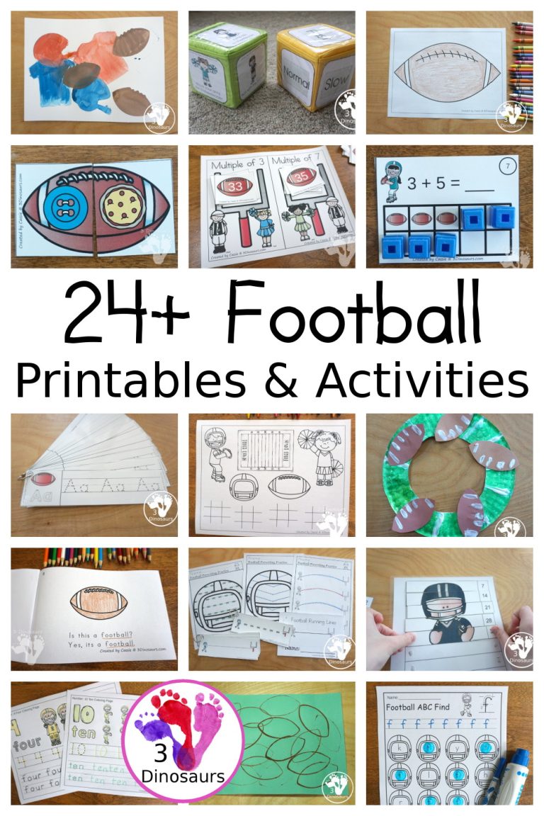 24+ Football Printables & Activities For Kids