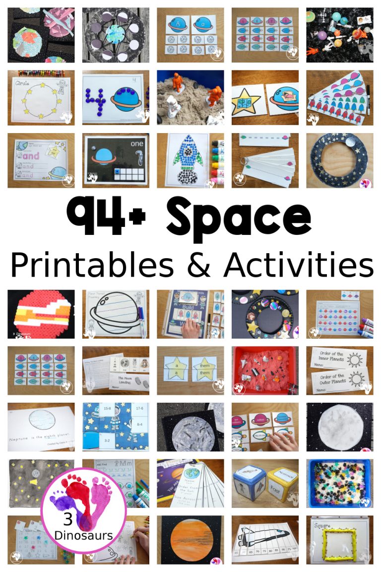 94+ Space Activities & Printables For Kids