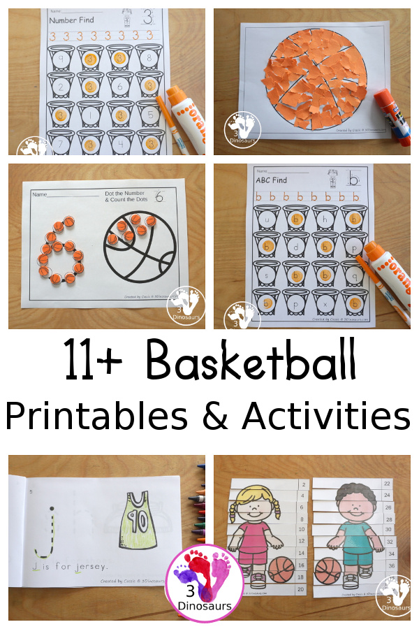 11+ Basketball Printables & Activities